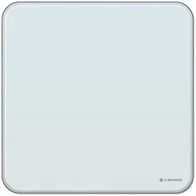 Alt view image 12 of 17 - U Brands Cubicle Glass Dry Erase Board 12 x 12 White 3690U00-01