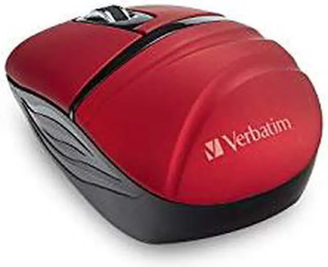 Alt view image 10 of 15 - Verbatim Wireless Mini Travel Mouse, Commuter Series - Red