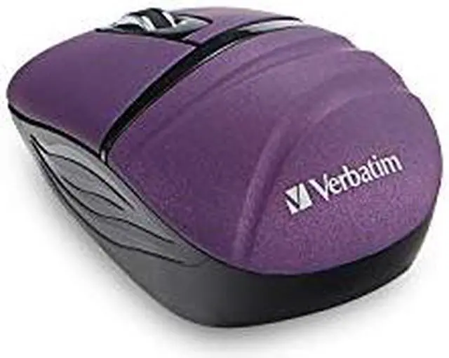 Alt view image 7 of 20 - Verbatim Wireless Mini Travel Mouse, Commuter Series - Purple