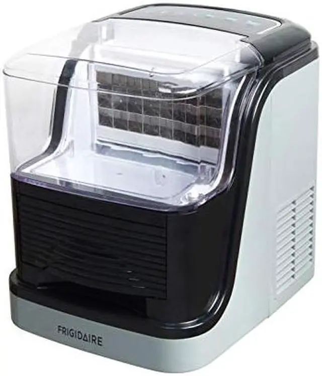 Alt view image 4 of 10 - Frigidaire 40LBS Counter-Top Portable Compact Ice Maker - Stainless Steel (EFIC229)