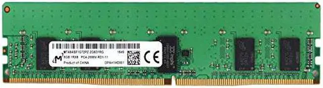 Alt view image 5 of 11 - Micron 16GB DDR4 3200 ECC/REG CL22 1Rx8 1.2V SDRAM RDIMM Server Memory Module - MTA9ASF2G72PZ-3G2B1