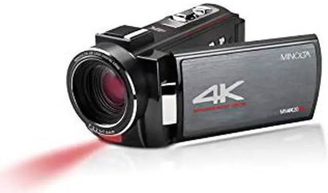 Alt view image 7 of 10 - Minolta MN4K20NV 4K Ultra HD 3" Touchscreen Camcorder with Night Vision