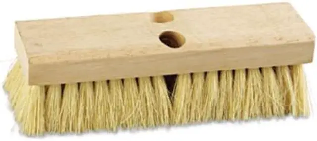 Alt view image 2 of 10 - Boardwalk 10" Deck Brush Head, Hardwood, 2" Tampico Bristles, Each (BWK3210)