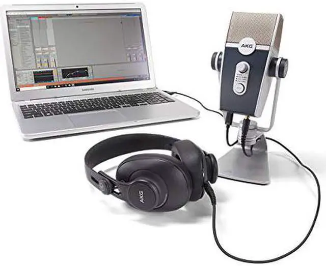 Alt view image 16 of 20 - AKG Pro Audio Podcaster Essentials Kit for Streamers, Vloggers, and Gamers-Includes Lyra USB-C Microphone, K371 Headphones, and Ableton Lite Software