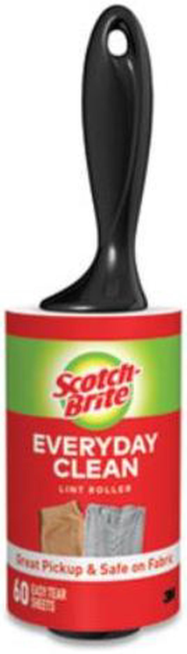Alt view image 5 of 20 - Scotch-Brite Lint Roller, Heavy-Duty Handle, 60 Sheets/Roller 836RS60