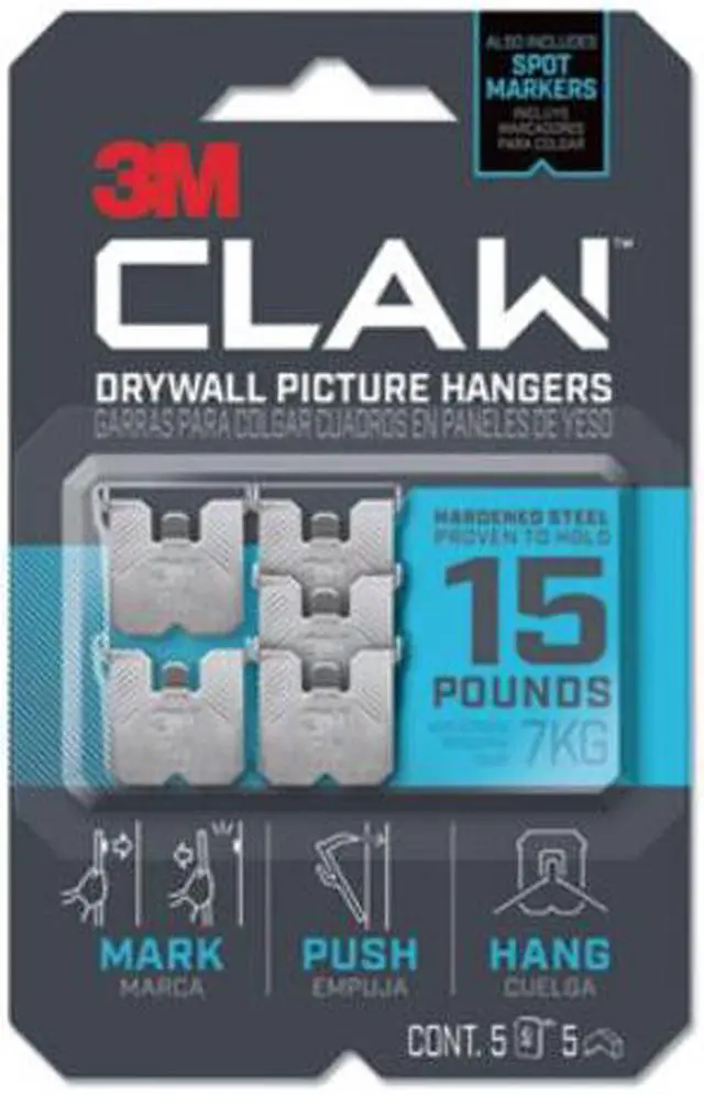 Alt view image 8 of 18 - 3M™ Hook,Claw Pic Hangr,Ss 3PH15M5ES