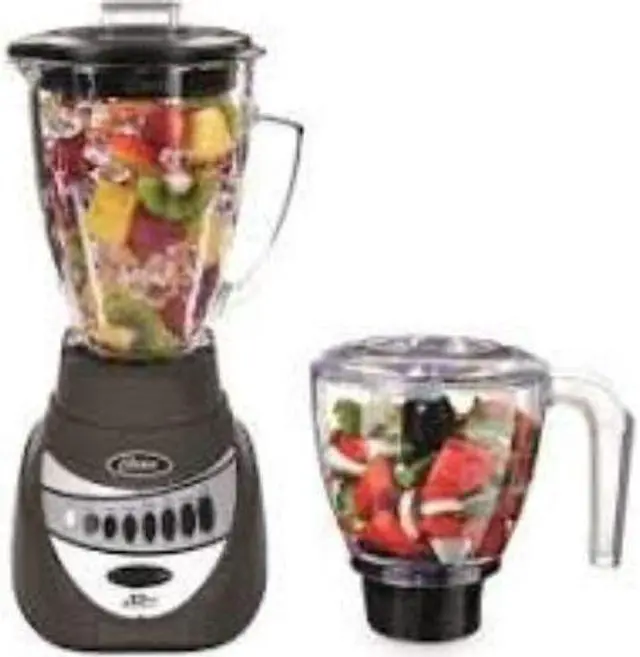 Alt view image 6 of 12 - Oster - 12-Speed Precise 700 Blender with Chopper - Metallic Gray