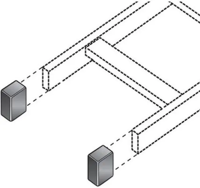 Alt view image 6 of 13 - BLACK BOX NETWORK SERVICES - LADDER RACK END CAP KIT (2 CAPS)