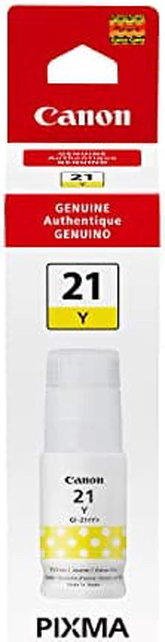 Alt view image 7 of 15 - Canon GI-21 Yellow Ink Tank 4539C001