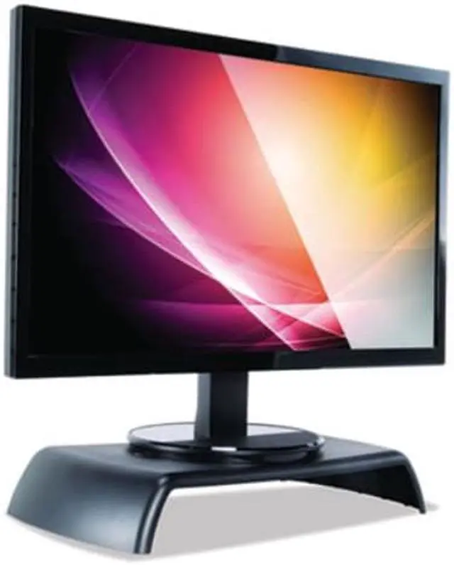 Alt view image 8 of 19 - Ergo Riser Monitor Stand, 16" x 9" x 2.75", Black, Supports 30 lbs 32212