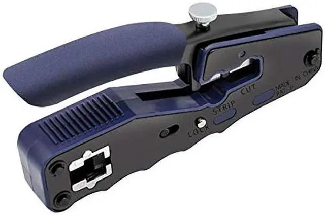 Alt view image 8 of 20 - Tripp Lite by Eaton Crimping Tool w/ Cable Stripper for Pass-Through RJ45 Plugs