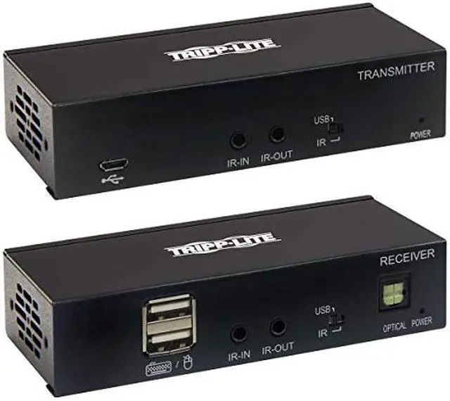Alt view image 8 of 20 - Tripp Lite HDMI Over Cat6 Extender Kit w KVM Support USB/IR PoC B127A1A1BHBH