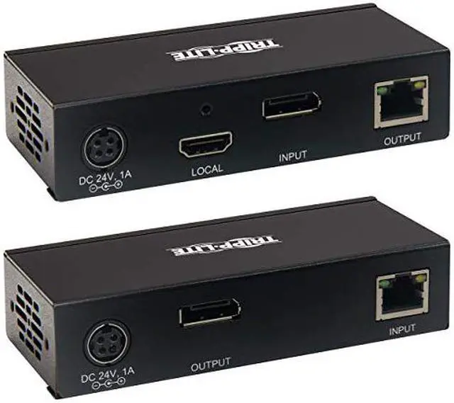 Alt view image 9 of 20 - Tripp Lite DisplayPort Over Cat6 Extender Kit KVm Support USB 4K Poc TAA