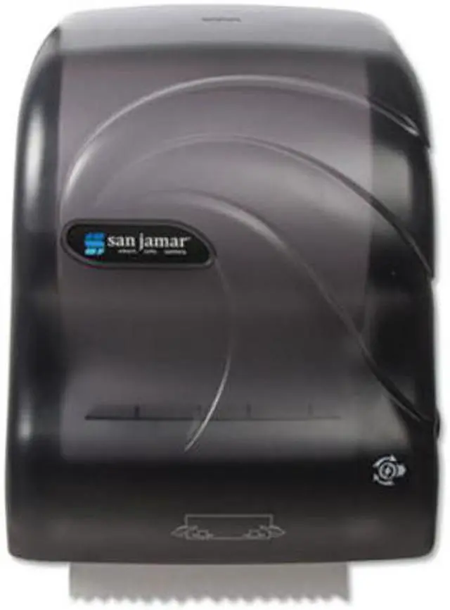 Alt view image 4 of 10 - Simplicity Mechanical Roll Dispenser 12 3/8 x 9 1/2 x 14 5/8 Translucent Black T7490TBK