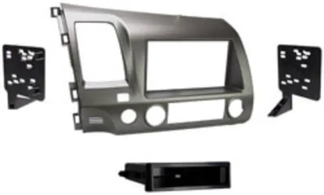Alt view image 2 of 9 - Metra 99-7816T Single or Double DIN Dash Kit for Honda Civic 2006-2011 Vehicles