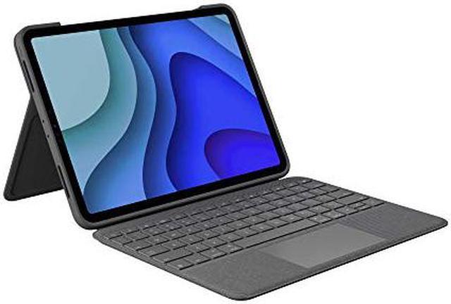 Alt view image 20 of 20 - Logitech Folio Touch iPad Keyboard Case with Trackpad and Smart Connector for iPad Pro 11-inch (1st, 2nd, 3rd Generation) - Grey