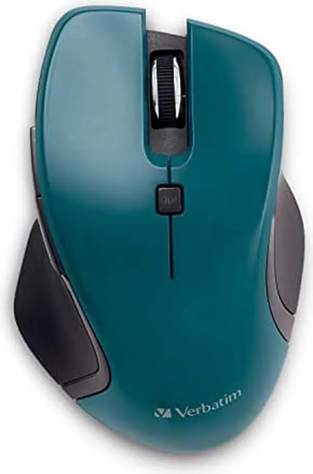 Alt view image 11 of 16 - Verbatim USB-C Wireless Blue LED Mouse Teal 70247