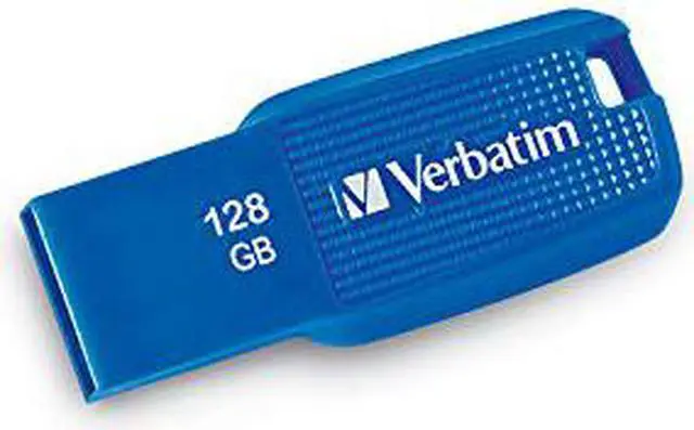 Alt view image 9 of 13 - VERBATIM CORPORATION 70880 VERBATIM 128GB ERGO USB 3.0 BLU