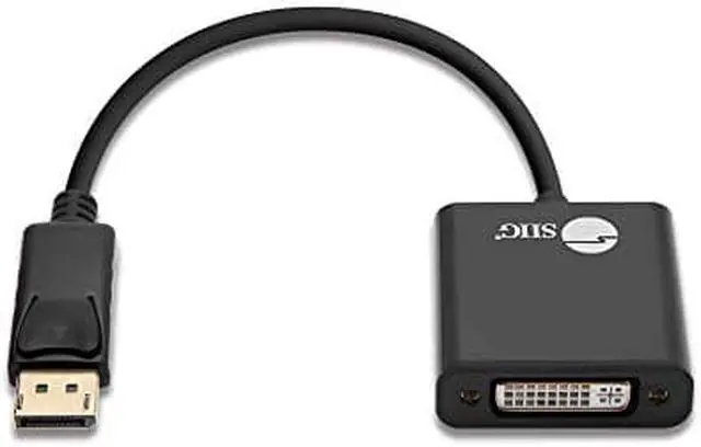 Alt view image 5 of 11 - SIIG DisplayPort to DVI Adapter - Male to Female DP to DVI Cable Converter for DisplayPort Enabled Computer Systems - 1080p @60Hz