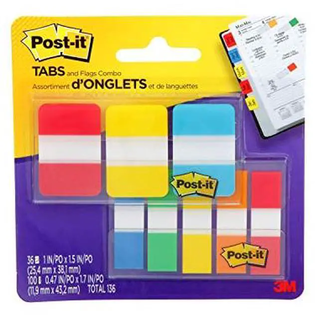 Alt view image 4 of 8 - Post-it® Notes Super Sticky Classroom Value Pack - Multicolor - Sticky, Adhesive - 136 / Pack MMM686COMBO1
