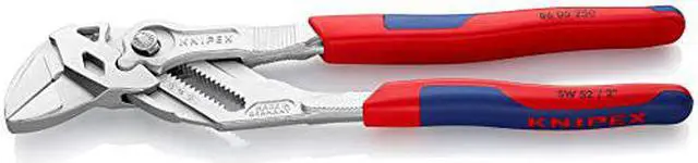 Alt view image 9 of 14 - KNIPEX 86 05 250 10 in Knipex Cobra Straight Jaw Plier Wrench Smooth,
