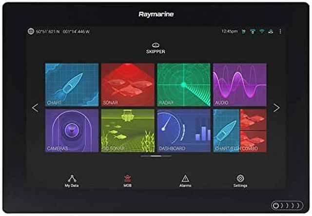 Alt view image 4 of 11 - Raymarine Axiom™ 12 RV - 12" Chartplotter Combo - No Transducer