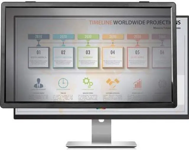 Alt view image 5 of 15 - PRIVACYVIEW FRAMED PRIVACY FILTER FOR 24 WIDESCREEN 1610 MONITOR FRAMED  BL