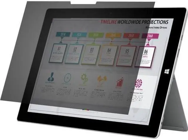 Alt view image 8 of 12 - Rocstor Privacyview™ Premium Privacy Filter For 12.5" Edge-To-Edge Widescreen Laptop - For 12