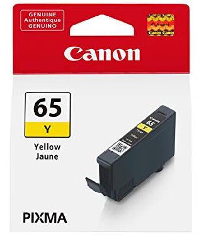 Alt view image 9 of 14 - Canon CLI-65 Yellow Ink Tank for PIXMA Pro-200 Printer #4218C002