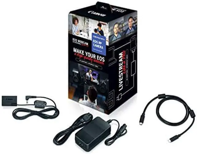 Alt view image 6 of 14 - Canon EOS Webcam Accessories Starter Kit for EOS RP