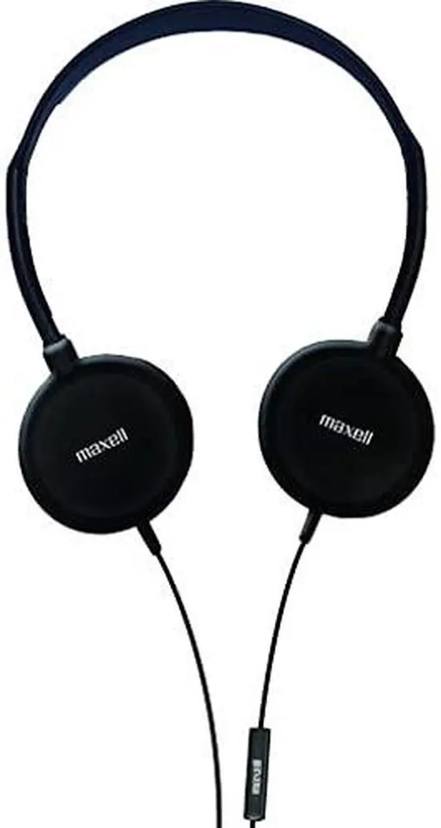 Alt view image 7 of 18 - Maxell HP200MIC 199929 Wired Headset with Inline Microphone Black