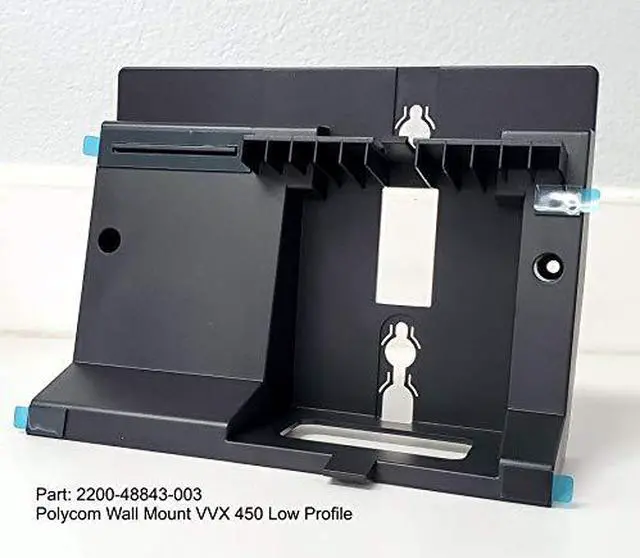 Alt view image 10 of 14 - POLYCOM PY-2200-48843-003 Wall mount bracket VVX 450 low profile