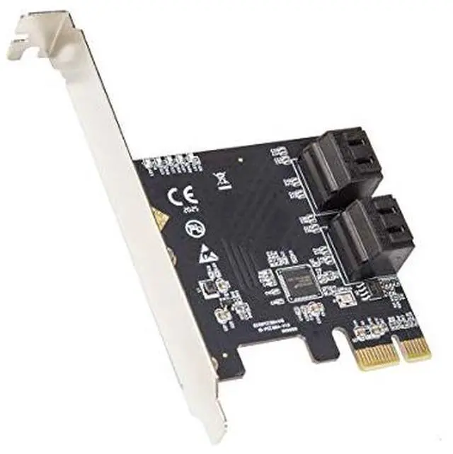 Alt view image 15 of 20 - 4 Port SATA III PCI-e 3.0 x1 Card Non-Raid with Low Profile Bracket