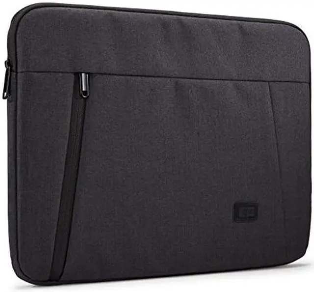 Alt view image 10 of 20 - Case Logic Huxton Carrying Case (Sleeve) for 15.6" Notebook - Black - Polyester - 11.6" Height x 15.7" Width x 1.2" Depth