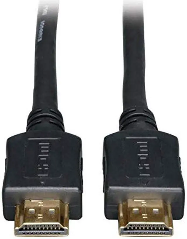 Alt view image 6 of 13 - Tripp Lite Hdmi Cable High-Speed Ethernet 4K No Booster Cl2 M/M Black 40Ft