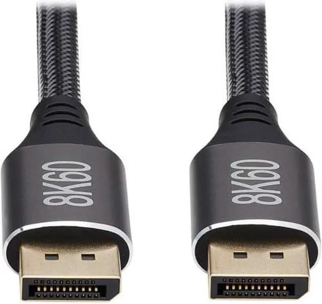 Alt view image 9 of 15 - Tripp Lite P580-009-8K6 Displayport A/V Cable