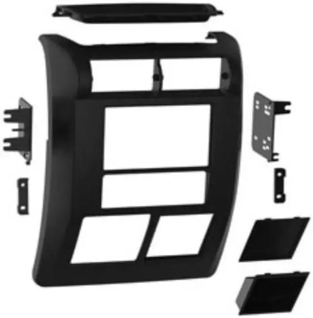 Alt view image 7 of 13 - Metra - 956549 - 1997-2002 Jeep Wrangler DDIN In-Dash Install Kit