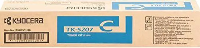 Alt view image 5 of 9 - Kyocera TK-5207C Original Toner Cartridge - Cyan - Laser - 12000 Pages - 1 Each