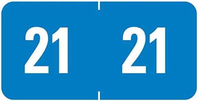 Alt view image 6 of 10 - Smead Label,Yr 2021,Sheet,Lbe 67921