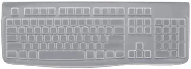 Alt view image 6 of 10 - Logitech Protective Covers for K120 Keyboard - Silicone