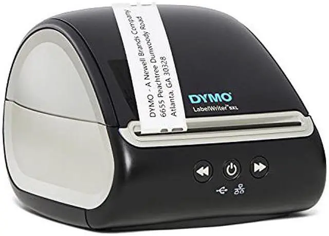 Alt view image 2 of 9 - DYMO LabelWriter 5XL Direct Thermal Printer USB Black 2112554