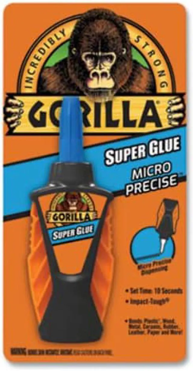 Alt view image 5 of 8 - Super Glue Micro Precise, 0.19 oz, Dries Clear, 4/Carton 102862CT