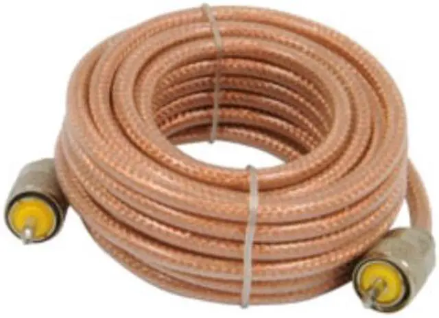 Alt view image 4 of 10 - ROADPRO R RP-8X18CL 18     CB ANTENNA MINI-8 COAX CABLE WITH PL-259 CONNECTORS  CLEAR