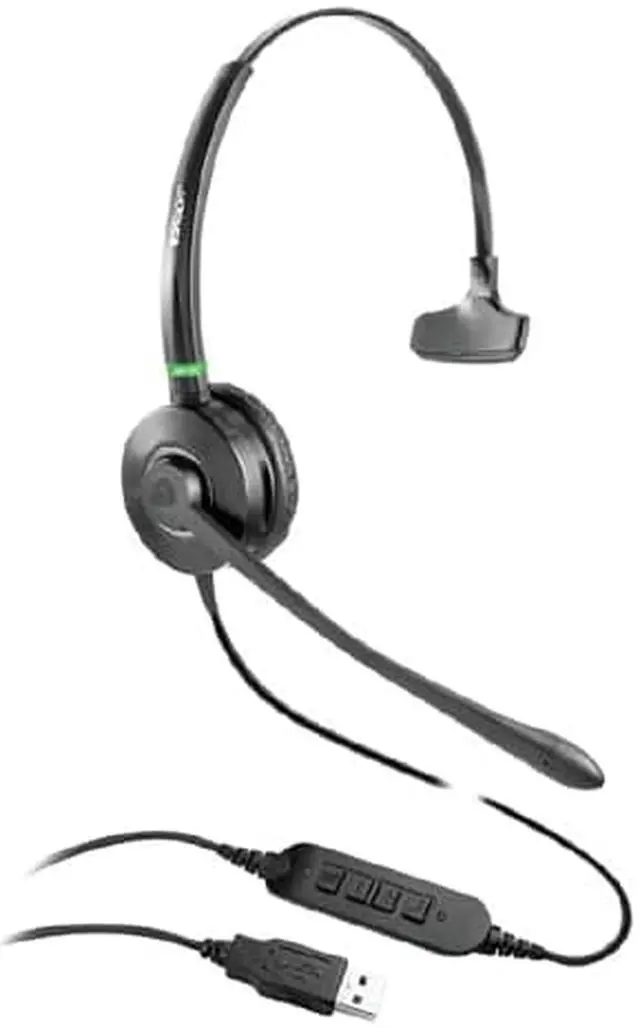 Alt view image 6 of 11 - SINGLE EAR USB HEADSET FOR