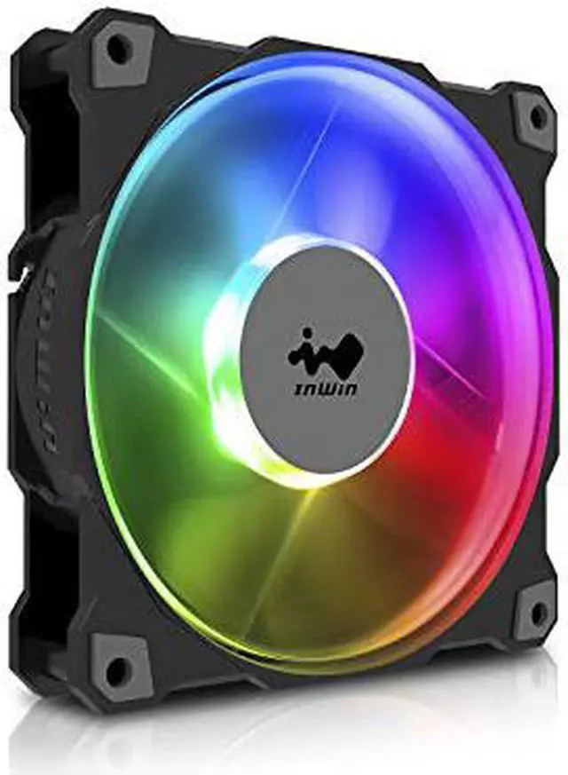 Alt view image 9 of 16 - in win jupiter aj120 high air flow addressable rgb fan kit 120mm (triple pack)
