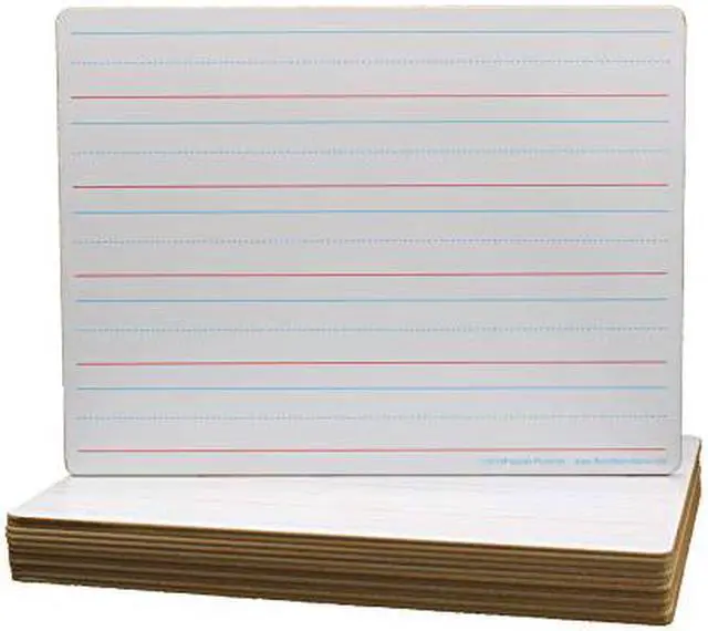 Alt view image 7 of 18 - Double Sided Dry Erase Boards 12Pk 9X12 Class Pack