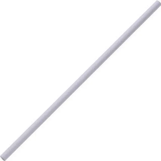 Alt view image 5 of 8 - Genuine Joe White Paper Straw, Unwrapped, 1/4"Wx1/4"Lx7-1/4"H, 500/Bx (GJO58946)