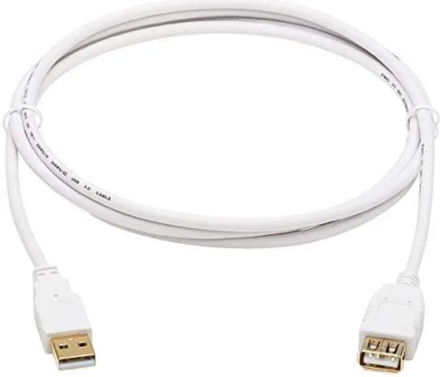 Alt view image 11 of 16 - Tripp Lite USB-A Antibacterial Extension Cable M/F USB 2.0 White 6' U024AB006WH
