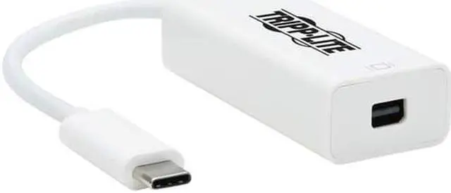 Alt view image 12 of 19 - Tripp Lite U444-06N-MDP8W Mini DisplayPort/USB-C A/V Adapter U44406NMDP8W