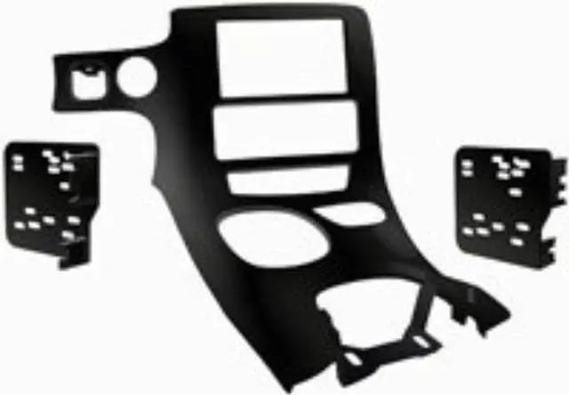 Alt view image 7 of 11 - Metra DP-3021B Black Double DIN Stereo Dash Kit for 1997-2004 Chevrolet Corvette